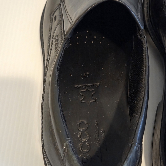 ECCO Helsinki Men\'s Slip On Comfort Dress Shoes Size EU 47 US 13 Black Leather main image 10